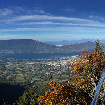 Panorama sur Aix-les-Bains - Restaurant Les Quatre Vallées