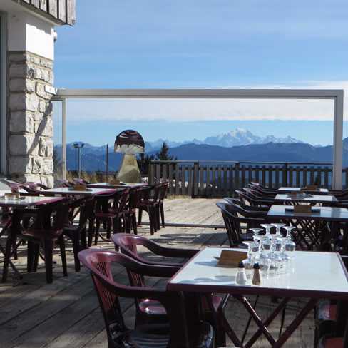 Terrase - Restaurant Les Quatre Vallées