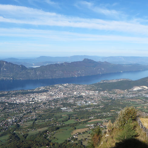 Vue sur le Lac du Bouget - Restaurant Les Quatre Vallées